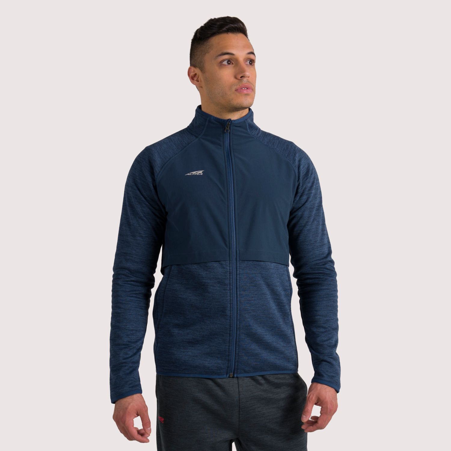 Altra Everyday Hybrid Men\'s Running Jackets Blue | South Africa-28165499